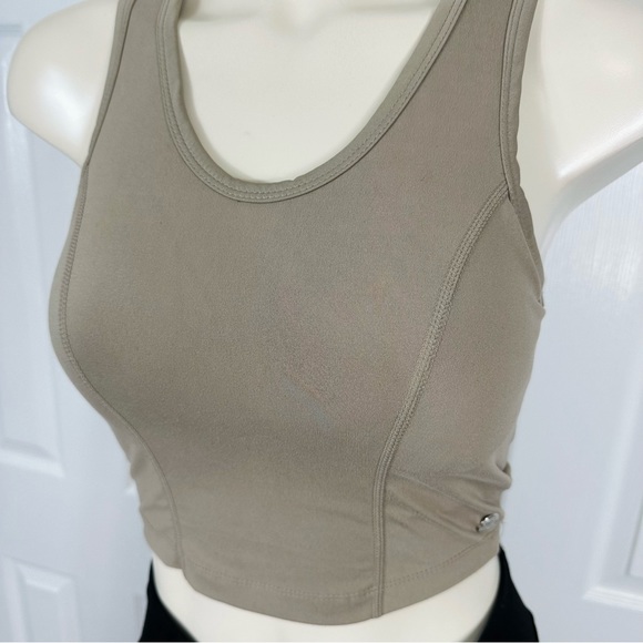 JONES NEW YORK SPORT bra EXERCISE sports bra NUDE padded cups racer back S - Picture 3 of 8